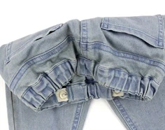 Lil Atelier medium blue denim taperede jeans